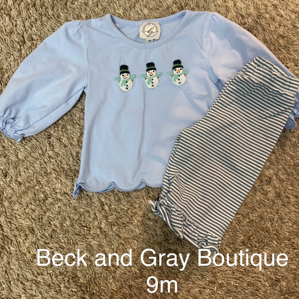 Boutique 9m Snowman Set